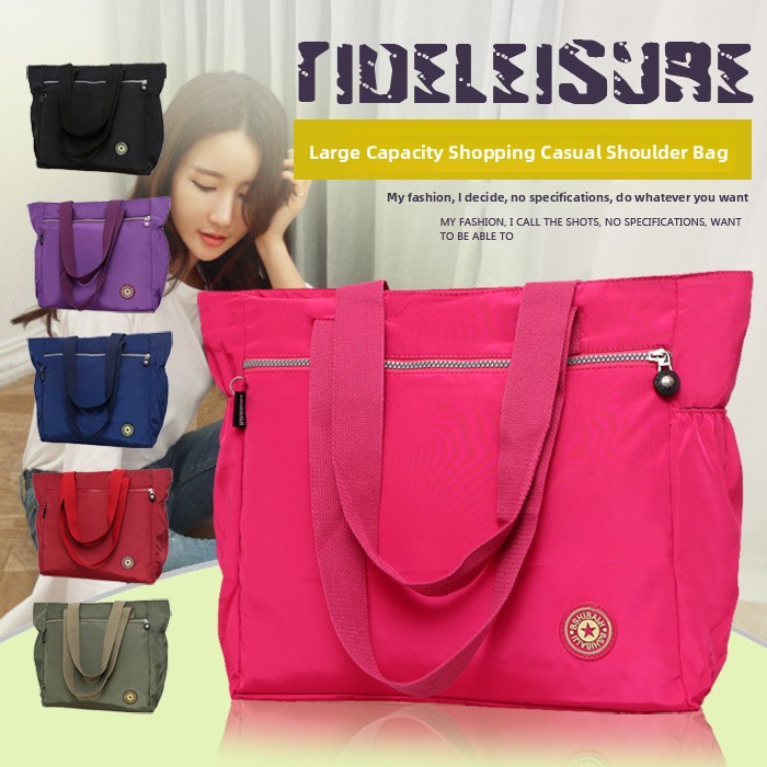 Women'S Young Bags - حقيبة كتف نسائية بسيطة من النايلون