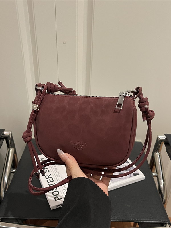 Women'S Young Bags - حقيبة كتف عصرية غير لامعة، حقيبة