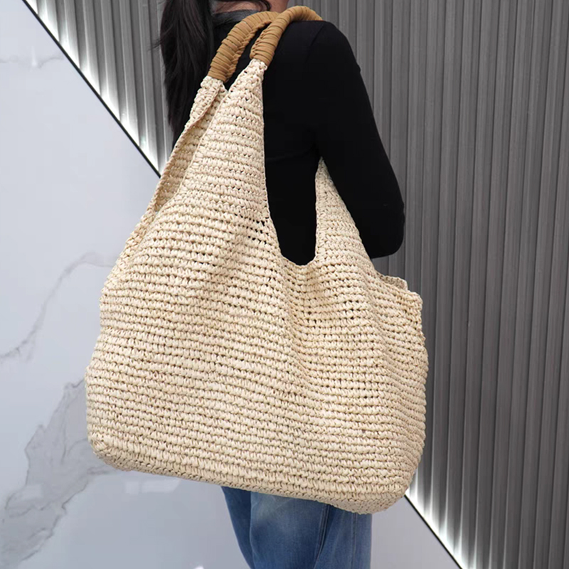 حقيبة كتف منسوجة من القش، حقيب - مراجعة Women'S Raffia Bags وسعره