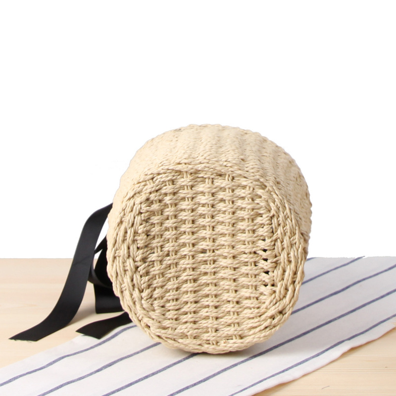 حقيبة يدوية مصنوعة من القش دلو - مراجعة Women'S Raffia Bags وسعره