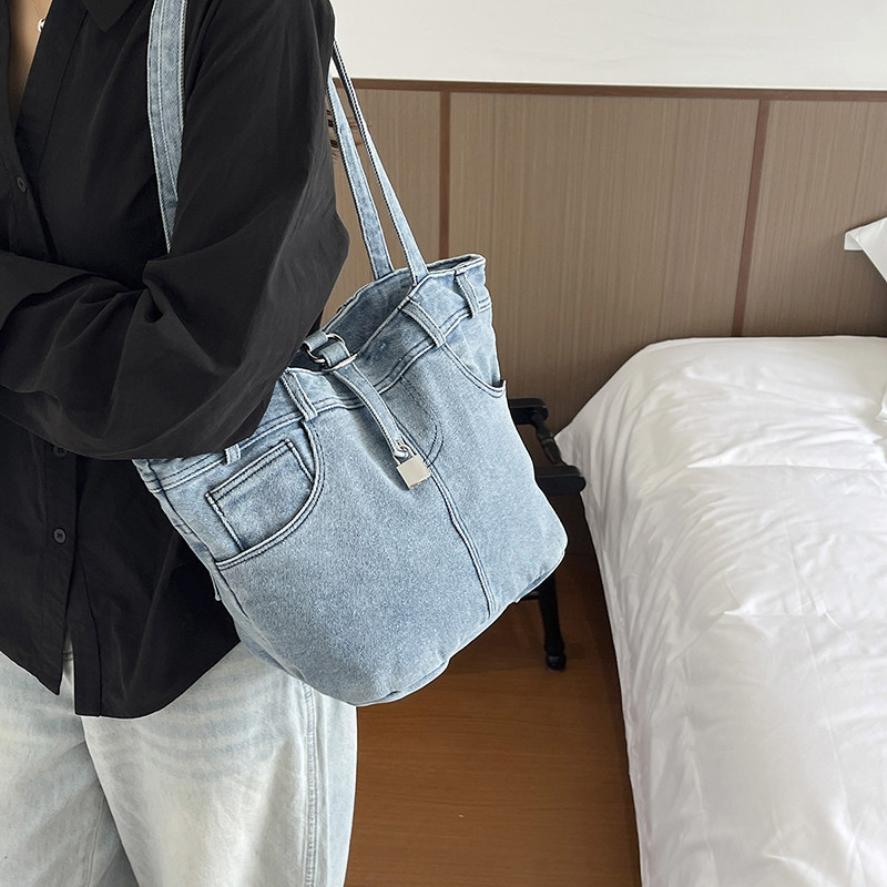 أزياء الدنيم، بسيطة وعصرية، تح - مراجعة Women'S Young Bags وسعره